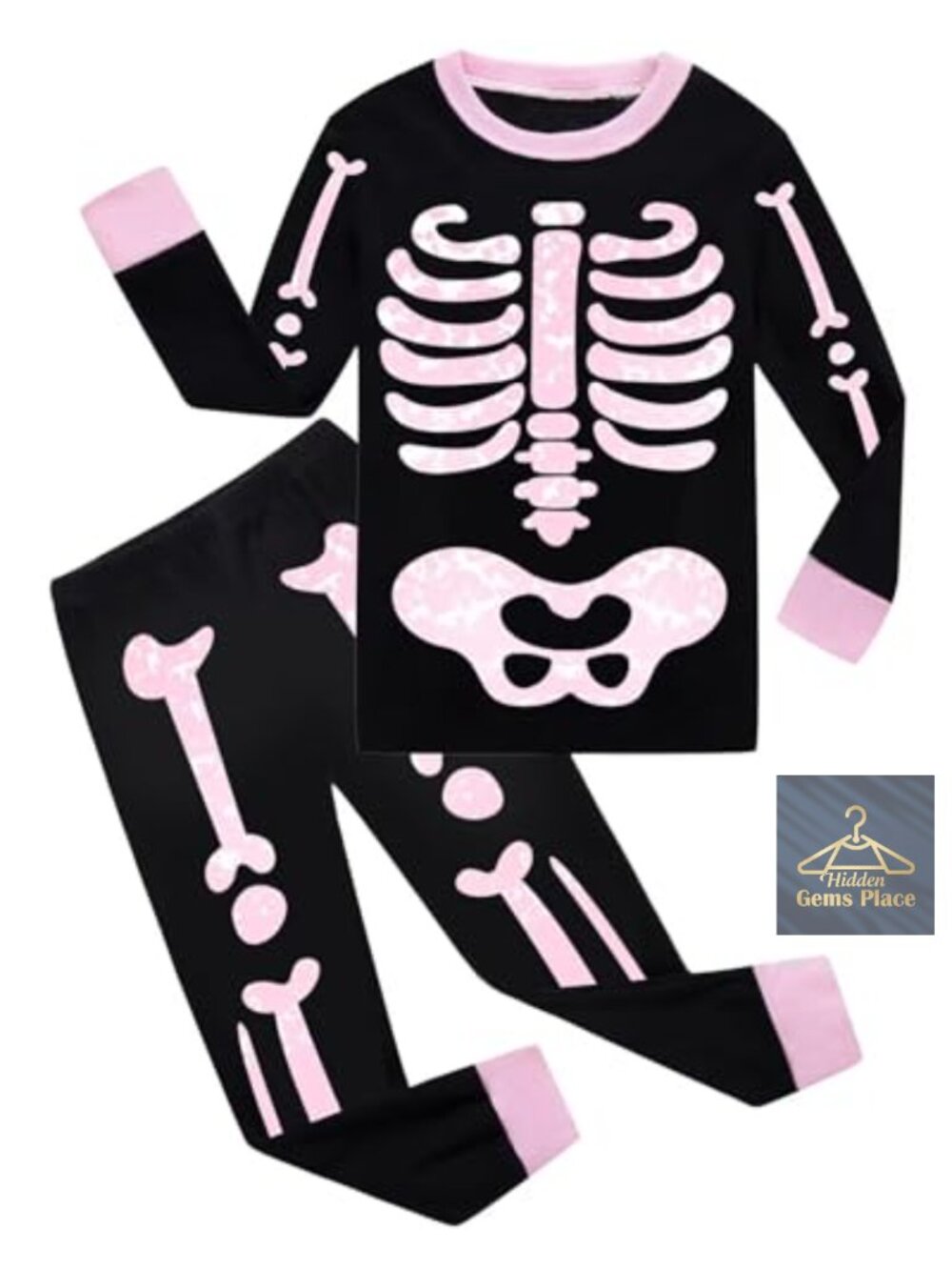 Toddler Boys Cotton Halloween Pajama Set Long Sleeve Snug Fit 2-Piece